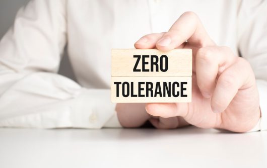 zero tolerance